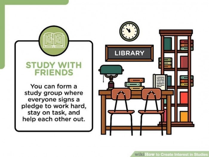 Study in library